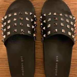 Madden Girl 8.5 Flashh Slides - worn once